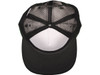 5 Panel Foam Front Trucker Mesh Back Hats BK Caps 2 Tone Flat Bill Polyester white black inside