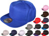 5 Panel Snapbacks - BK Caps Flat Bill Vintage Snapback Hats with Same Color Underbill all colors