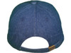 Blank Denim Dad Hats - Unstructured Cotton Polo Baseball with Brass Buckle BK Caps Navy Denim back