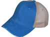 Vintage Mesh Trucker Hats Structured Pigment-Dyed Cotton blue khaki 