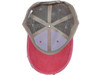 Vintage Mesh Trucker Hats Structured Pigment-Dyed Cotton red khaki inside