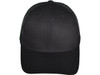 Blank Structured Cotton Mesh Trucker Hats black front