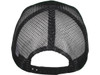 Blank Structured Cotton Mesh Trucker Hats black back