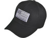 Patriotic Embroidered Flag Baseball Hats US flag black 