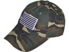 Patriotic Embroidered Dad Hats US flag green camo 