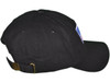 Patriotic Embroidered Dad Hats black with US Flag side