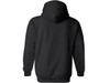 18500 Gildan® Heavy Blend™ Adult Hooded Sweatshirt Fleece Pullover Hoodie black back