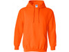 18500 Gildan® Heavy Blend™ Adult Hooded Sweatshirt Fleece Pullover Hoodie safety neon orange