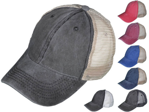 navy blue trucker hat
