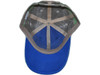 Pigment-Dyed Cotton Mesh Trucker Hats royal blue Khaki inside