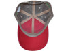 Pigment-Dyed Cotton Mesh Trucker Hats red Khaki inside