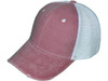 Vintage Pigment Dyed Trucker Hats burgundy white 