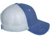 Vintage Pigment Dyed Trucker Hats blue white side