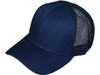 Blank Structured Trucker Hats navy blue