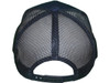 Blank Structured Trucker Hats black dark gray back