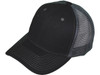 Blank Structured Trucker Hats black gray