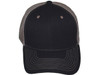 Blank Structured Trucker Hats black khaki front