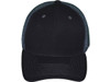 Blank Structured Trucker Hats black gray front