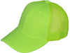 Blank Structured Trucker Hats neon yellow