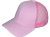 Blank Structured Trucker Hats light pink