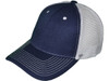 Blank Structured Trucker Hats blue white