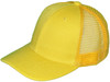 Blank Structured Trucker Hats yellow