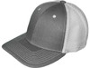 Blank Structured Trucker Hats dark gray white