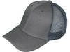 Blank Structured Trucker Hats dark gray 