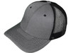 Blank Trucker Hats - Structured Mesh BK Caps dark gray black