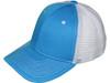 Blank Trucker Hats - Structured Mesh BK Caps turquoise blue white