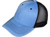 Blank Trucker Hats - Structured Mesh BK Caps sky black