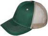 Blank Trucker Hats - Structured Mesh BK Caps dark green khaki