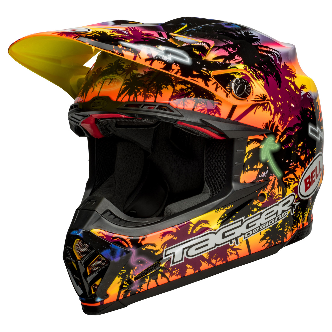 Bell MX 2023 Moto-9S Flex Adult Helmet (Tagger Tropical Fever