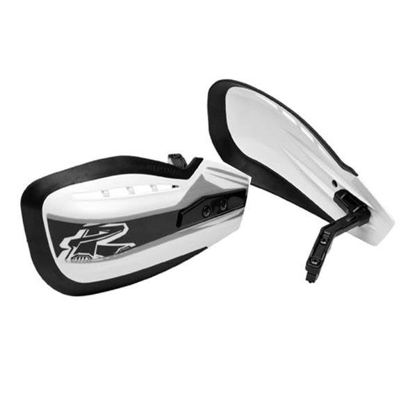 Renthal Moto Handguards (HG-100-WT) – White/Black Universal Fit, Dual Compound, Lightweight Protection - View #2