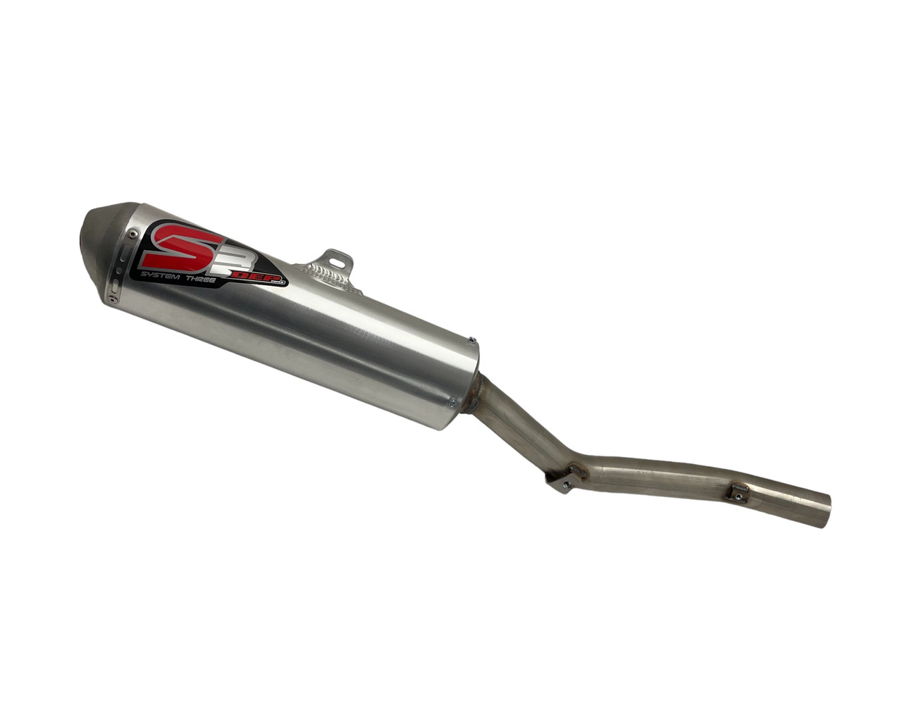 DRZ 400 S / SM Performance Exhaust Silencer 200mm Round Blue Tip Stainless