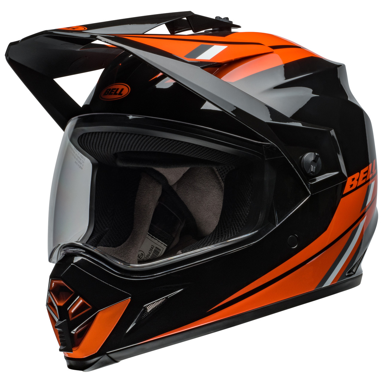 Bell MX 2024 MX 9 Adventure Mips Adult Helmet Alpine Black Orange