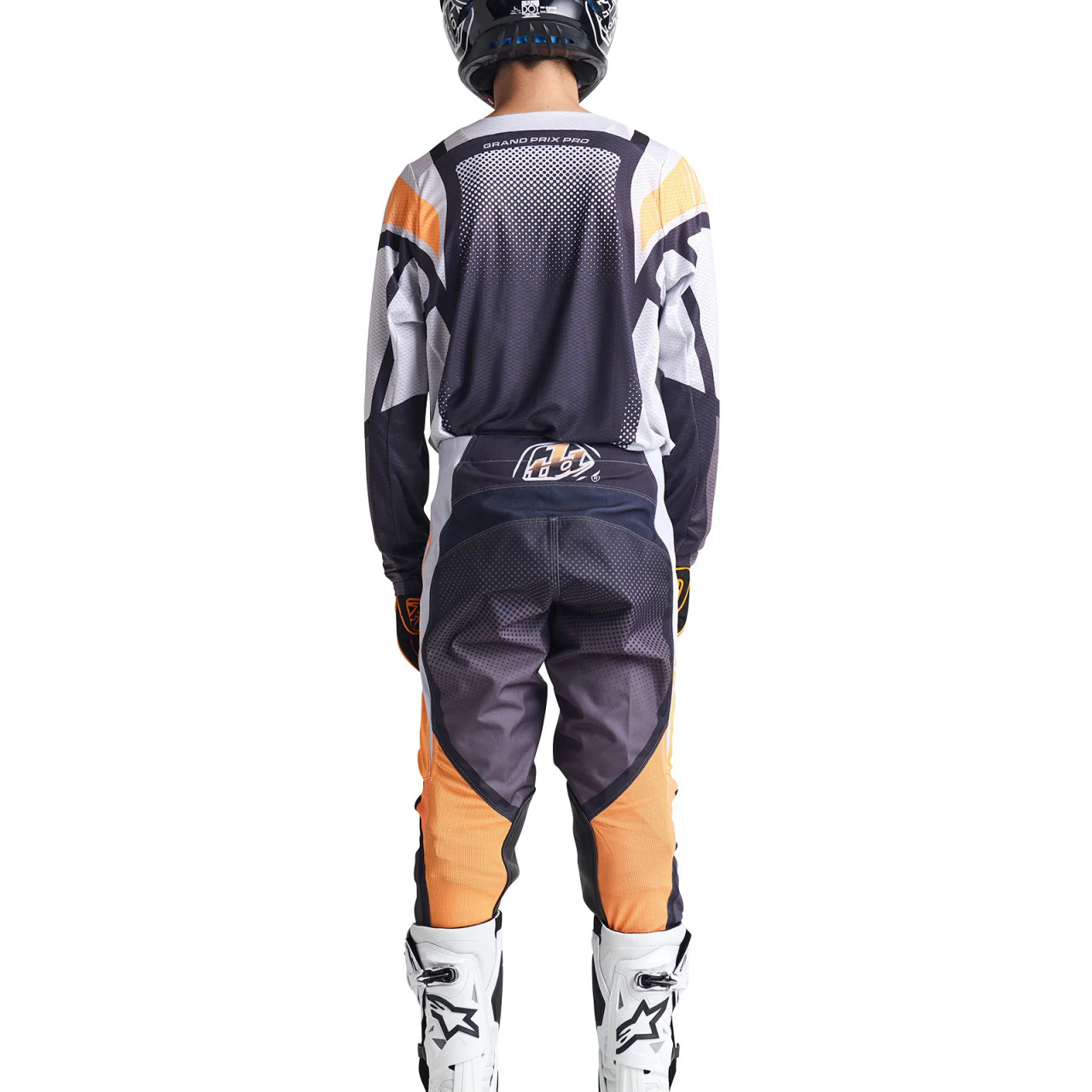 Troy Lee Designs GP Pro Air Jersey - Bands Grey / Neo Orange