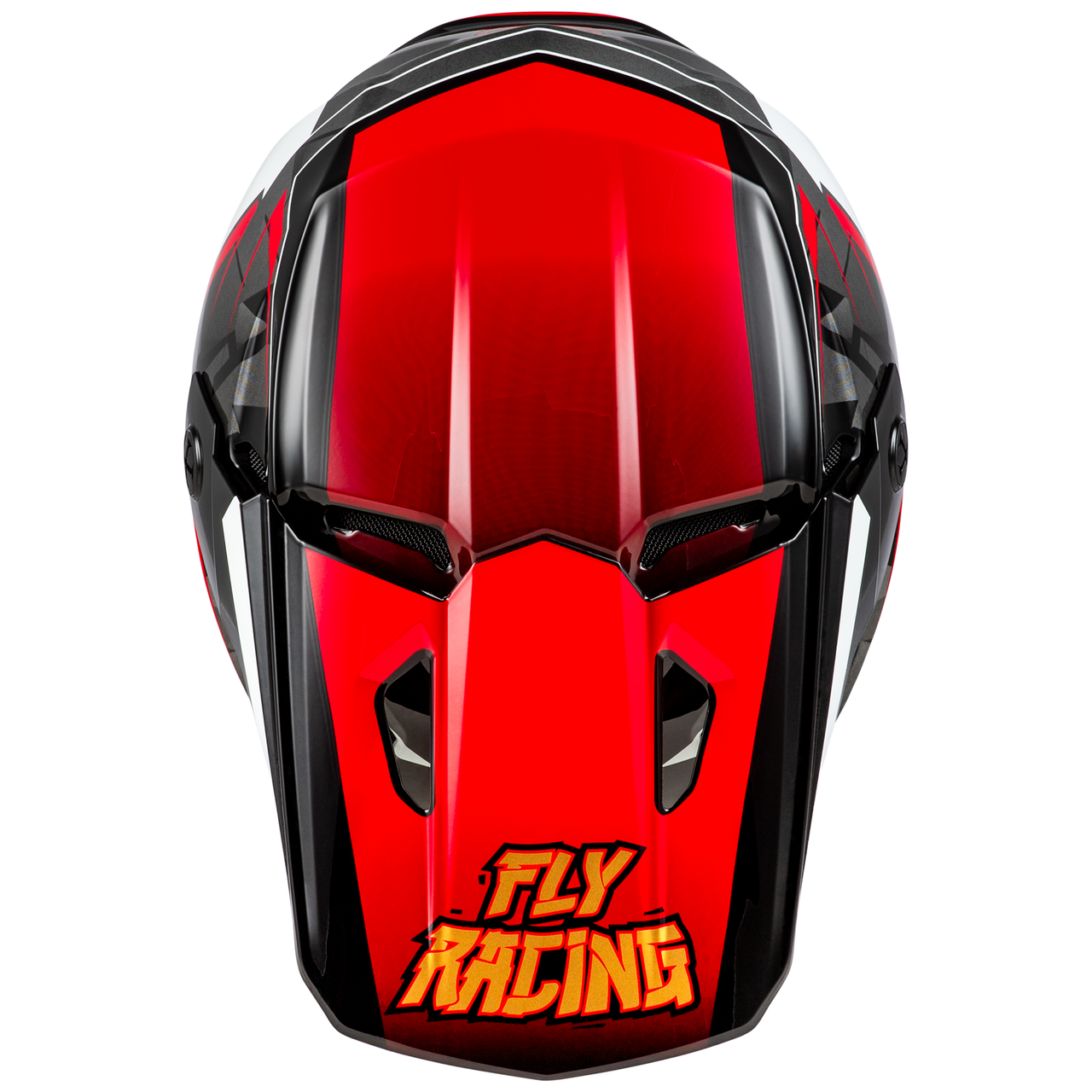 FLY Racing Kinetic Scorched Youth Helmet (Red/Black/White)