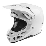 Fly Racing 2023 Formula Solid Helmet (Solid White) Front Left