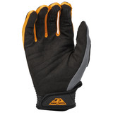 Fly 2023 F-16 Youth Gloves (Dark Grey/Black/Orange) Front