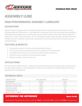 Maxima Assembly Lube 114ml (12 Per Box) Data Sheet