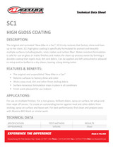 Maxima SC1 Clear Coat Silicone Spray 355ml (12 per Box) Data Sheet