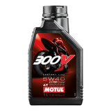 Motul 4T 300V Factory Line Road Racing (5W40) 1 Litre (12 Per Box)