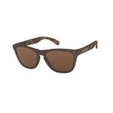 Oakley Frogskins Sunglasses Adult (Matte Tortoise) Prizm Tungsten Lens Front Left