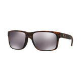Oakley Holbrook Sunglasses Adult (Matte Brown) Prizm Black Lens Front Left