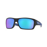 Oakley Turbine Sunglasses Adult (Black Ink) Prizm Sapphire Lens Front Left