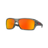 Oakley Turbine Sunglasses Adult (Grey Ink) Prizm Ruby Polarized Lens Front Left