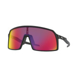 Oakley Sutro Sunglasses Adult (Matte Black) Prizm Road Lens Front Left