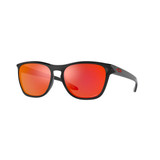 Oakley Manorburn Sunglasses Adult (Black Ink) Prizm Ruby Lens Front Right