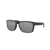 Oakley Holbrook Sunglasses Adult (Matte Black) Prizm Black Polarized Lens Front Left